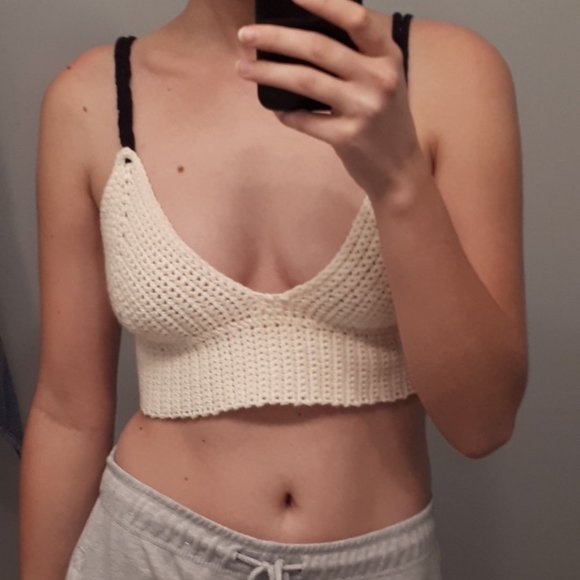 Handmade Crochet Crop tops/ Bralettes - Picture 1 of 7